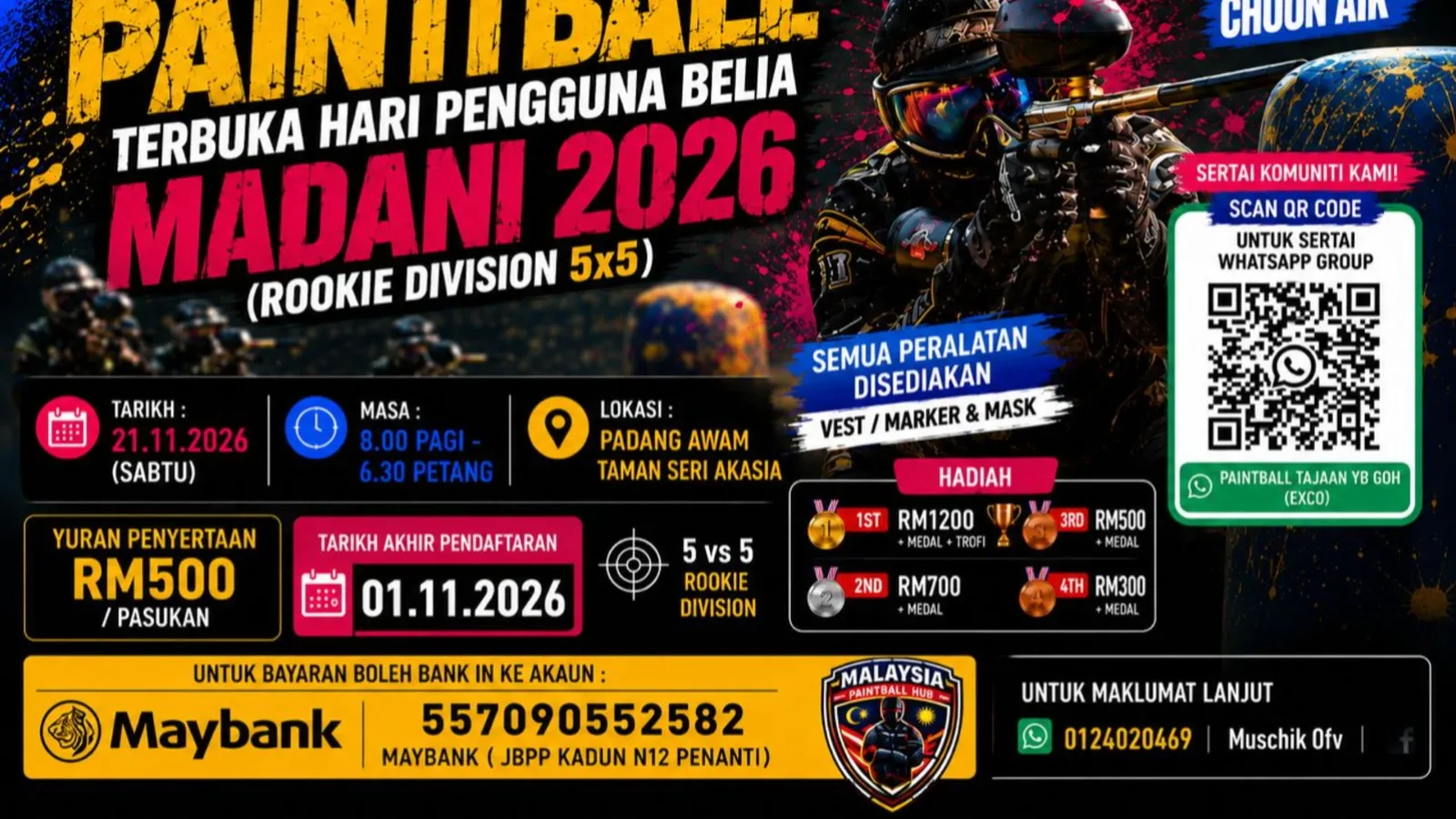 Kejohanan Paintball Madani 2026